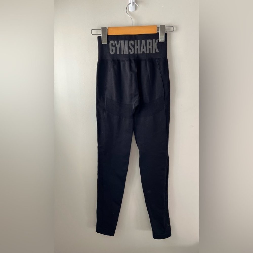 Gymshark Flex High Waisted Women’s Leggings Black Size XS - Picture 2 of 10